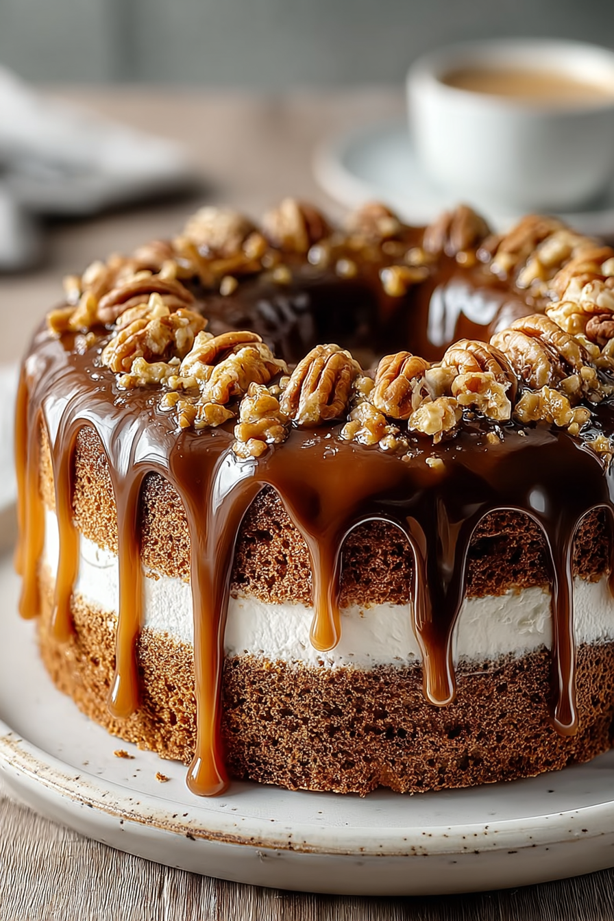 Heavenly Praline Layer Cake