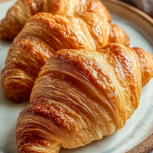 Homemade French Croissant Perfection