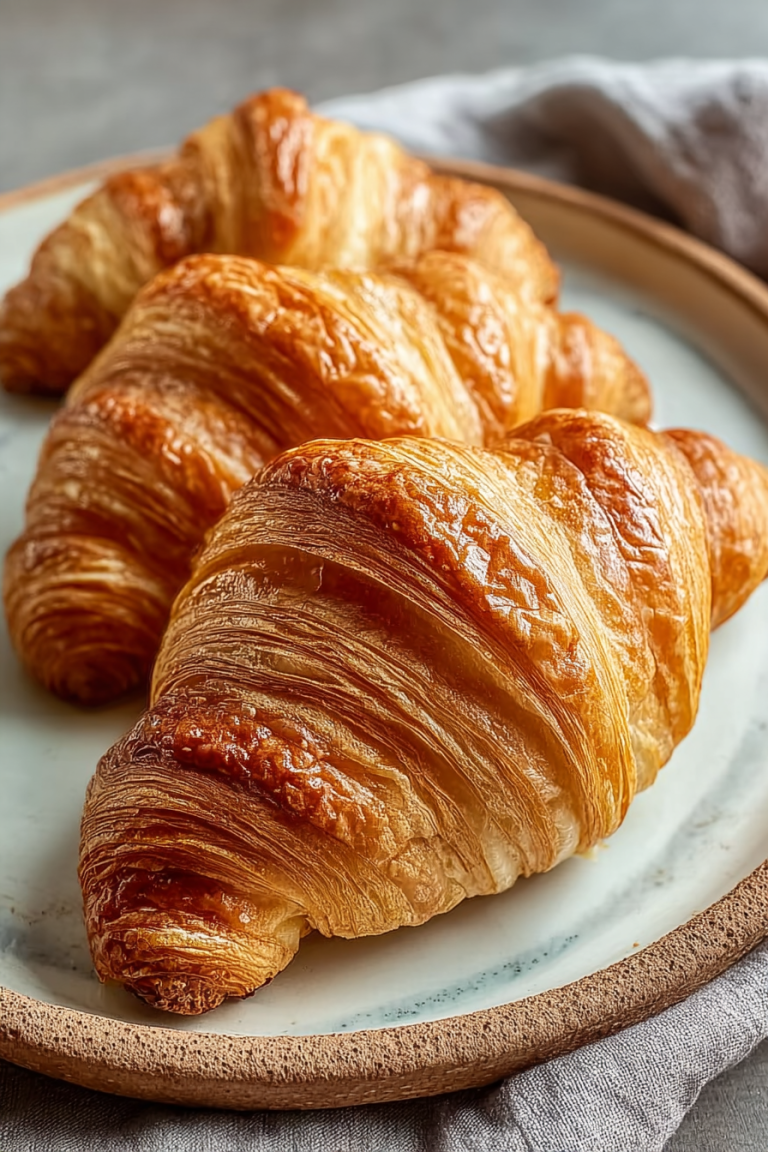 Homemade French Croissant Perfection