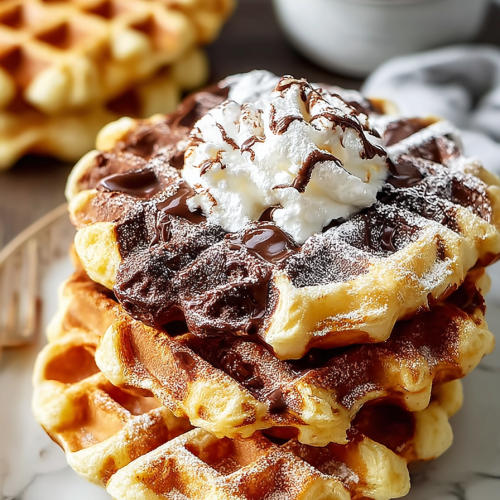 Incredible Croissant Waffles 5 Flavors