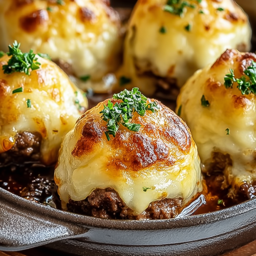 Irresistible Cheesy Beef Bombs