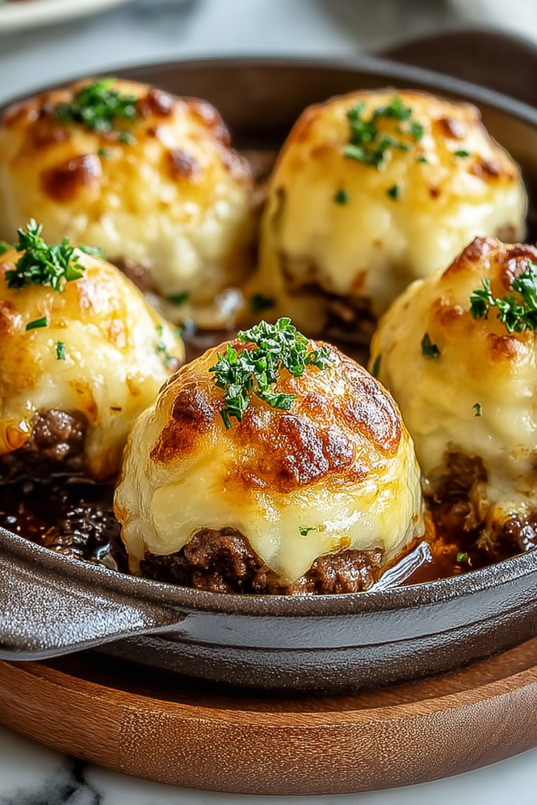 Irresistible Cheesy Beef Bombs