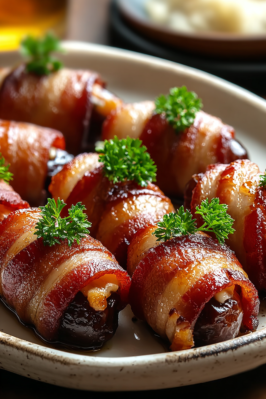 Perfect Bacon Wrapped Dates
