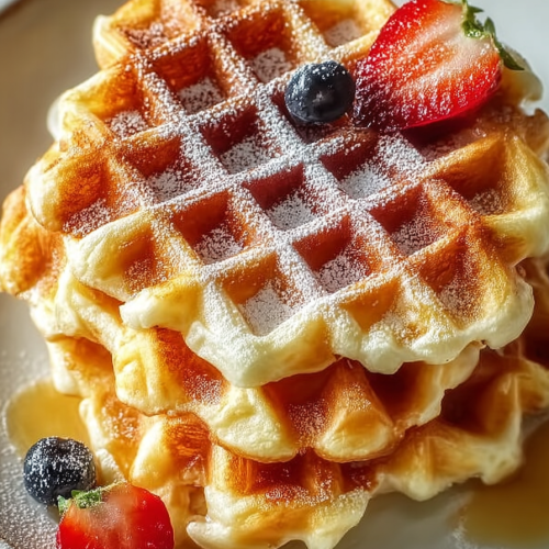 Perfect Buttery Liege Waffles