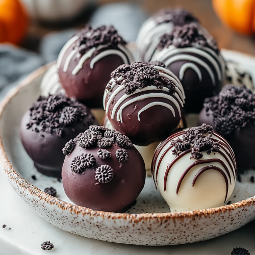 Spooky Oreo Truffles So Easy