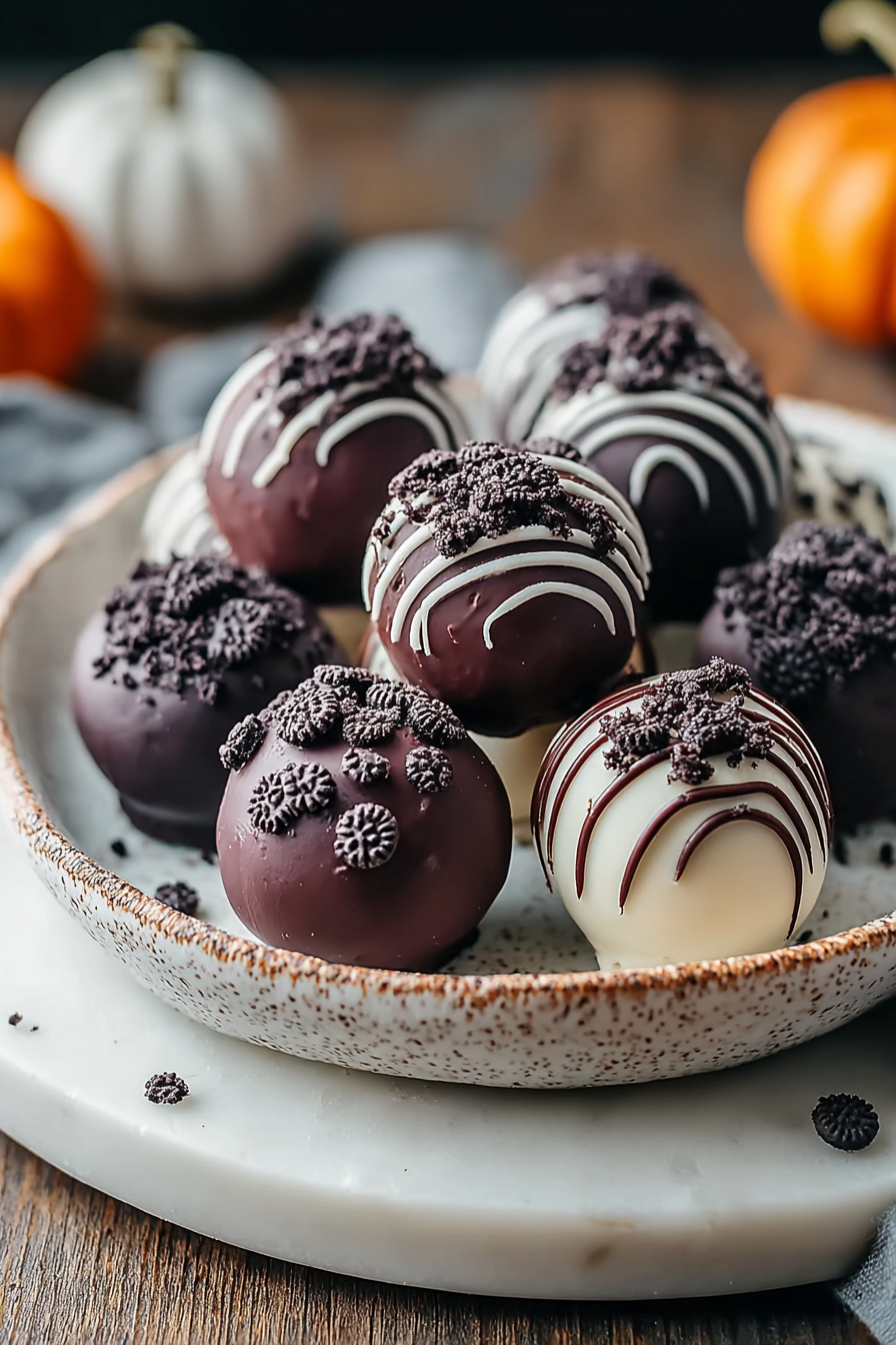 Spooky Oreo Truffles So Easy