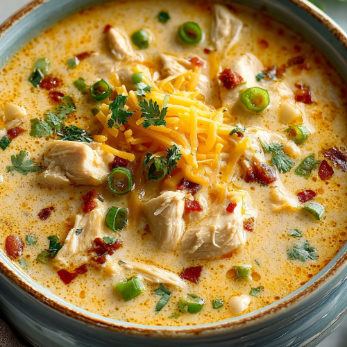 Creamy Southwestern White Chicken Chili
