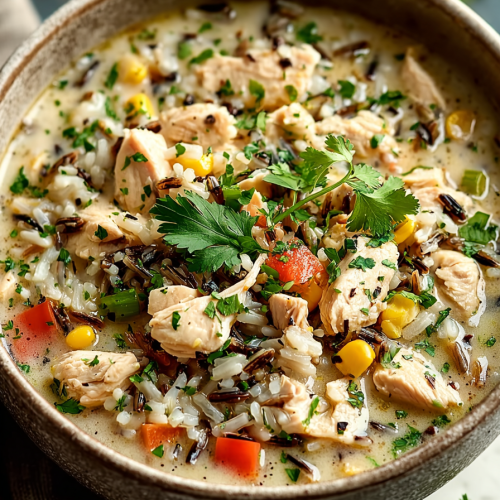 Creamy White Chicken Chili Wild Rice