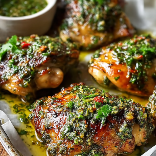 Delish Chimichurri Chicken Thighs
