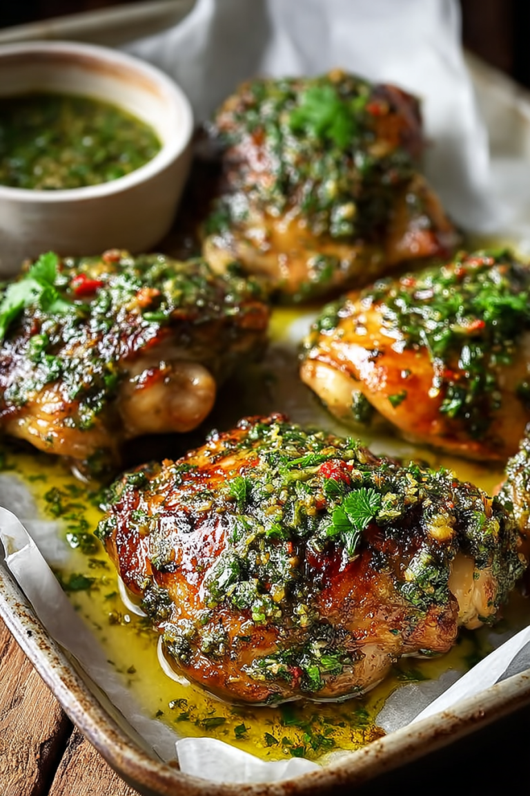 Delish Chimichurri Chicken Thighs