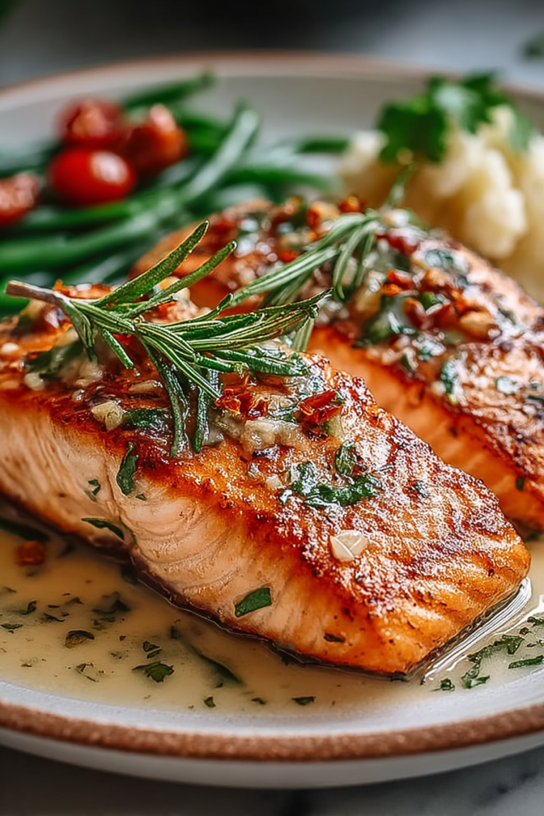 Delish Garlic Marry Me Salmon