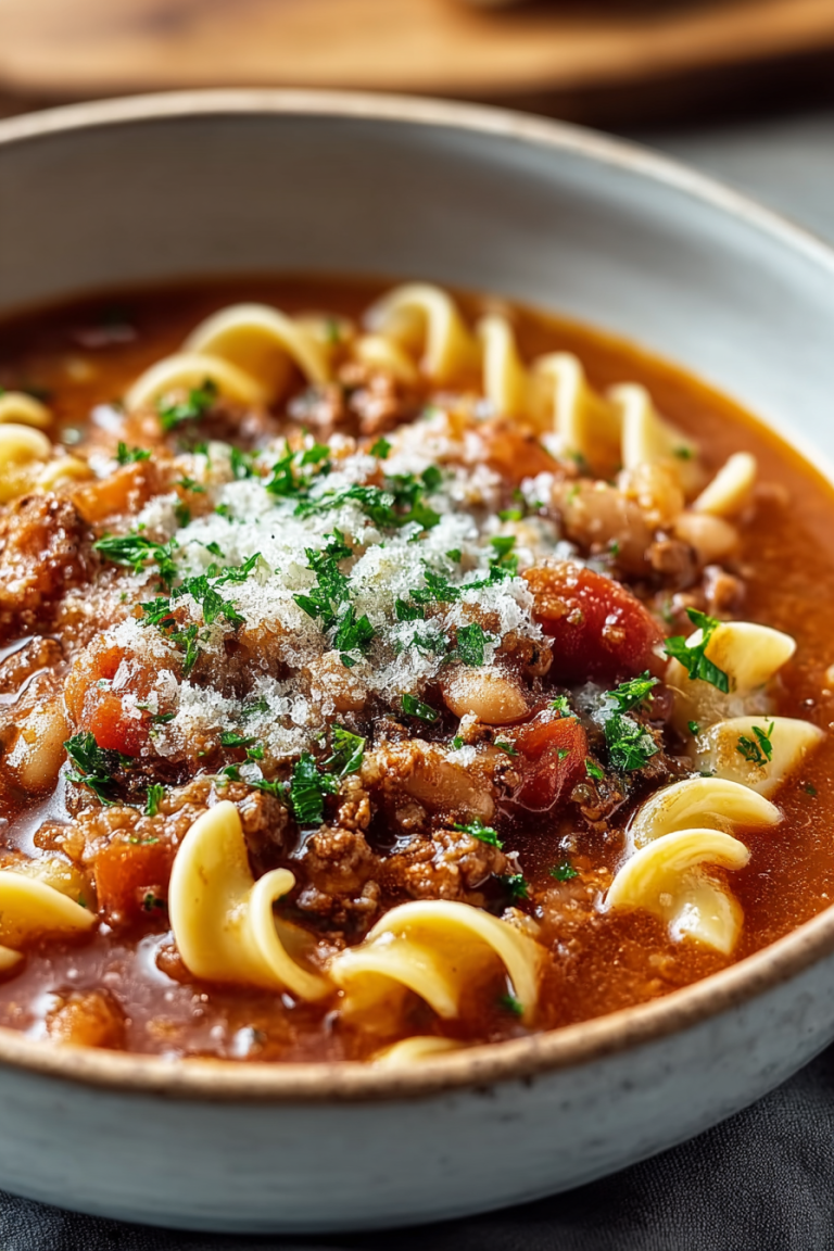 Delish Weeknight Pasta Fagioli