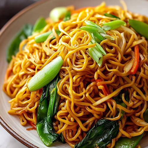 Easy Cantonese Chow Mein Noodles