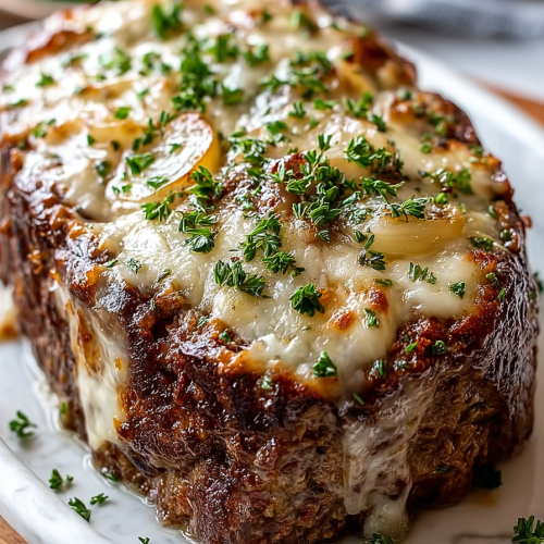 Easy Cheesy French Onion Meatloaf