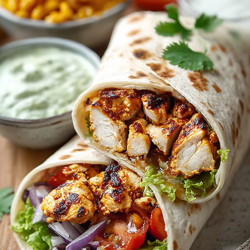 Easy Chipotle Chicken Burrito