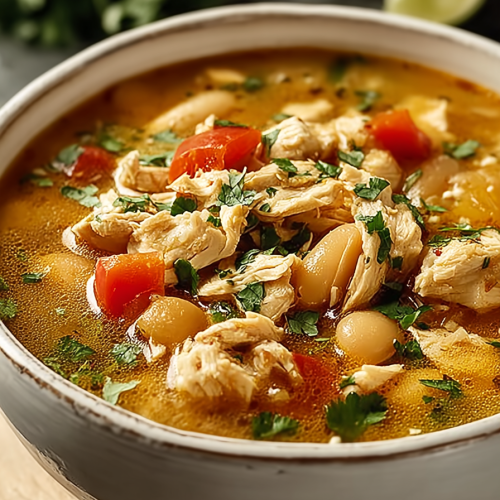 Easy Chunky White Chicken Chili