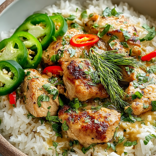 Easy Coconut Chicken and Rice