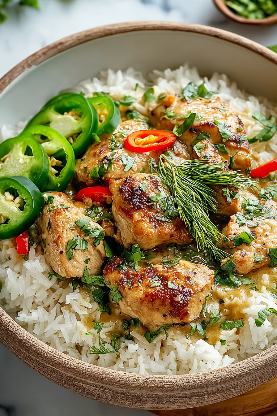 Easy Coconut Chicken and Rice