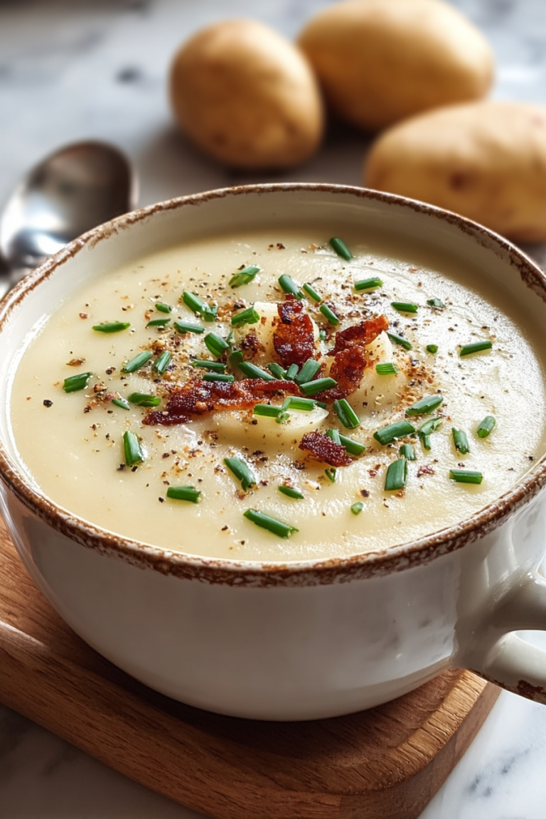 Easy Creamy Baked Potato Soup