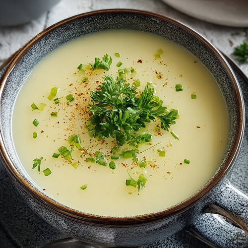 Easy Creamy Potato Leek Soup