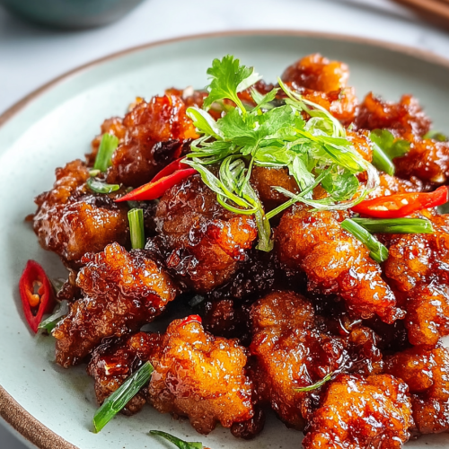 Easy Crispy Chilli Chicken