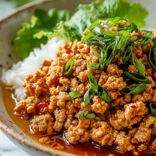 Easy Honey Garlic Ground Turkey