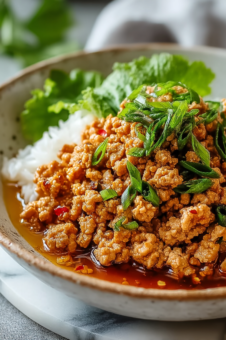 Easy Honey Garlic Ground Turkey
