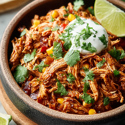 Easy Mexican Pulled Chicken