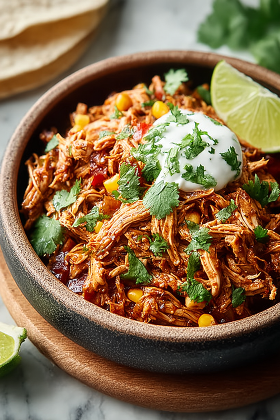 Easy Mexican Pulled Chicken