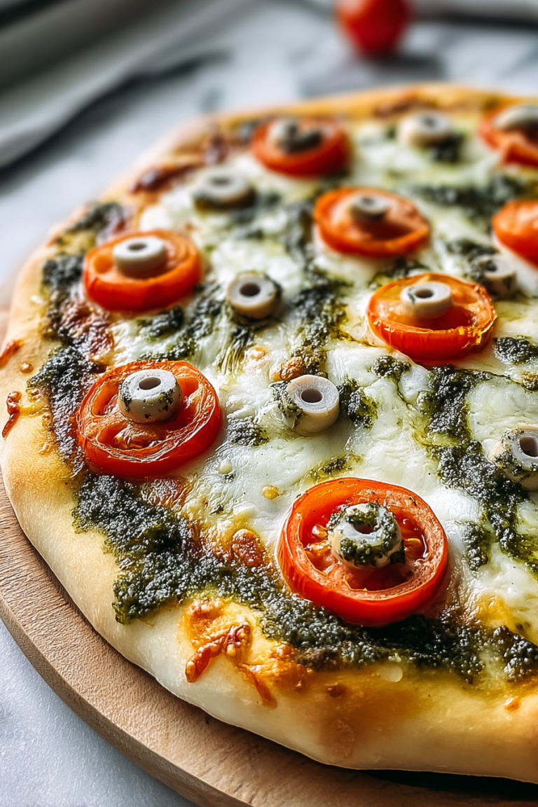 Easy Pesto Pizza Night