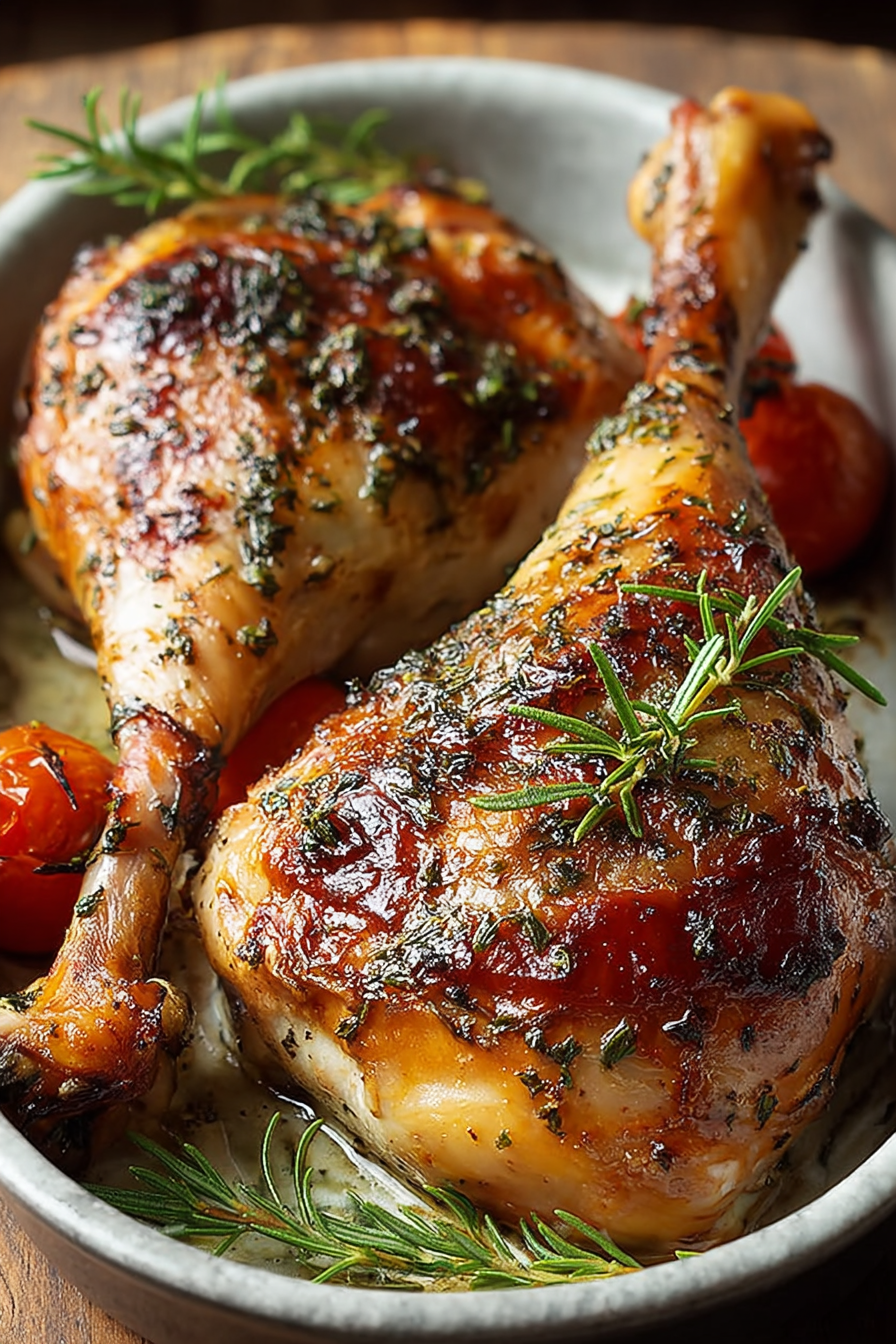 Easy Roasted Turkey Legs