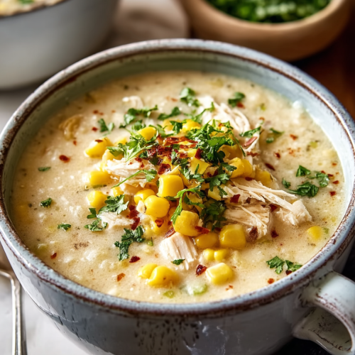 Easy White Chicken Chili Corn Chowder