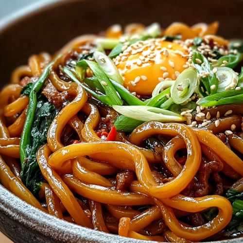 Easy Yaki Udon Noodles