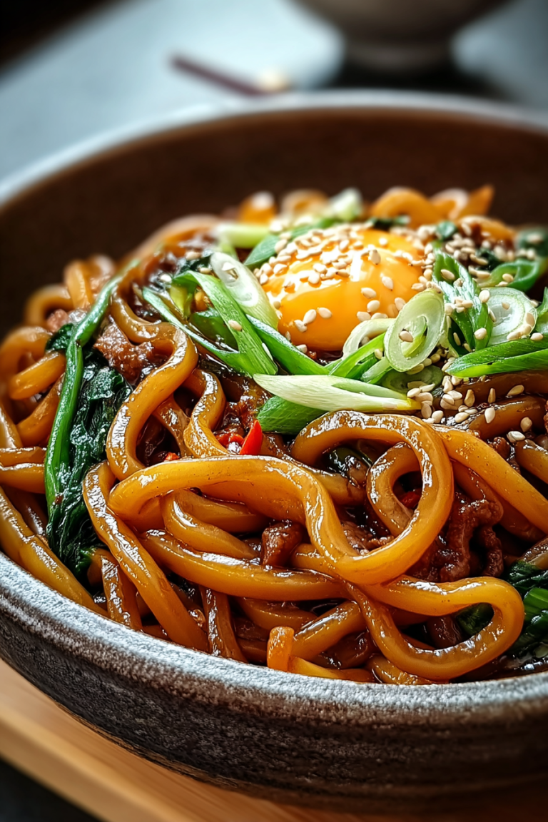 Easy Yaki Udon Noodles
