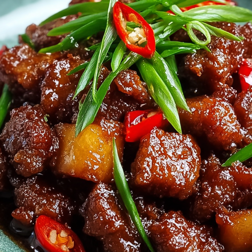 Quick Crispy Chili Beef Tonight